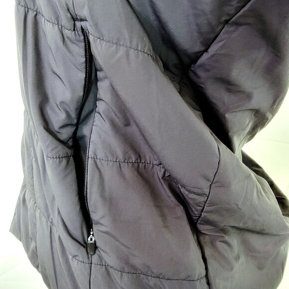 Lululemon Women's Black About Face Long Sleeve Grid Button-Up Shacket Size M - Picture 6 of 8